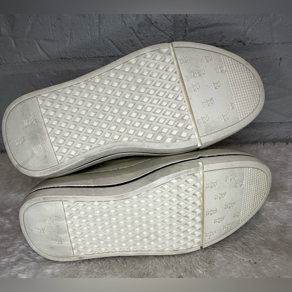 R13 Off-White Double Grommet Kurt Sneakers Size 36 - Picture 8 of 15